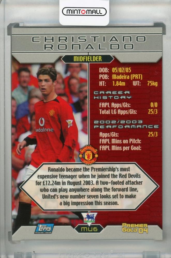 ブランドがお得に買え 2004 Cristiano Ronaldo RC クリスティアーノ