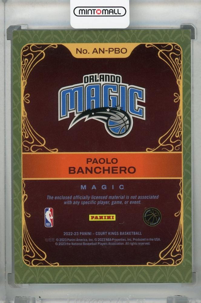 ミントモール / MINT 浦和店 / 2022-23 Panini Court Kings Orlando Magic Paolo ...