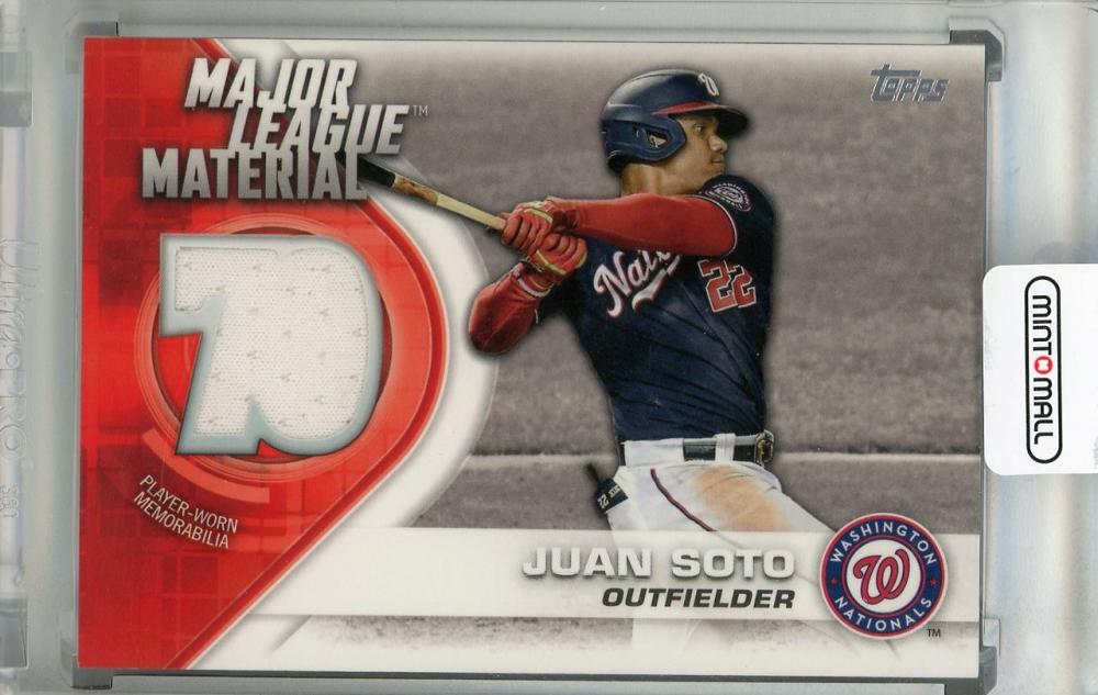 2021 TOPPS SERIES 2 WORLD SERIES RING RELIC JUAN SOTO WASHINGTON NATIONALS