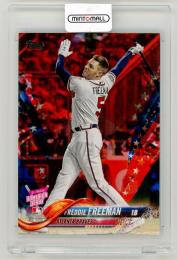 FREDDIE FREEMAN 2022 Topps STADIUM CLUB Baseball RED FOIL Parallel