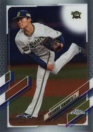 国内在庫】 ルーキーカードtopps chrome リフラクター 山本由伸 2021 