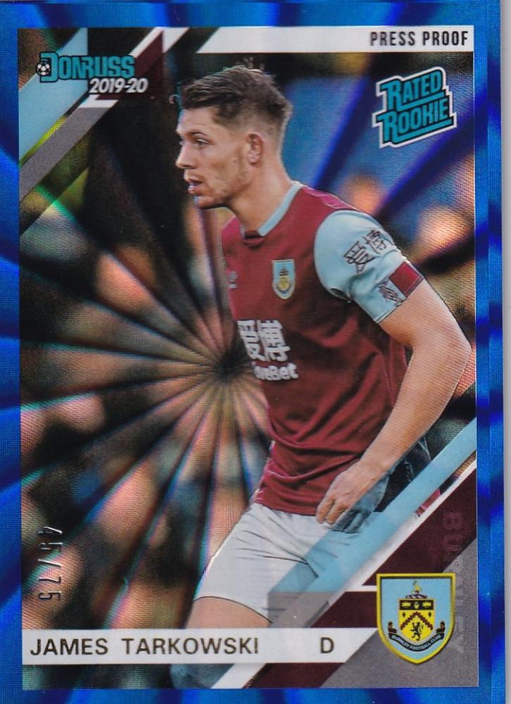 ミントモール Mint 浦和店 19 Panini Chronicles Burnley James Tarkowski Base Donruss Premier League Blueパラレル版 45 75