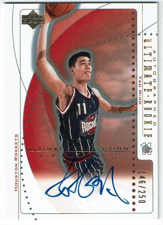 yao ming autograph