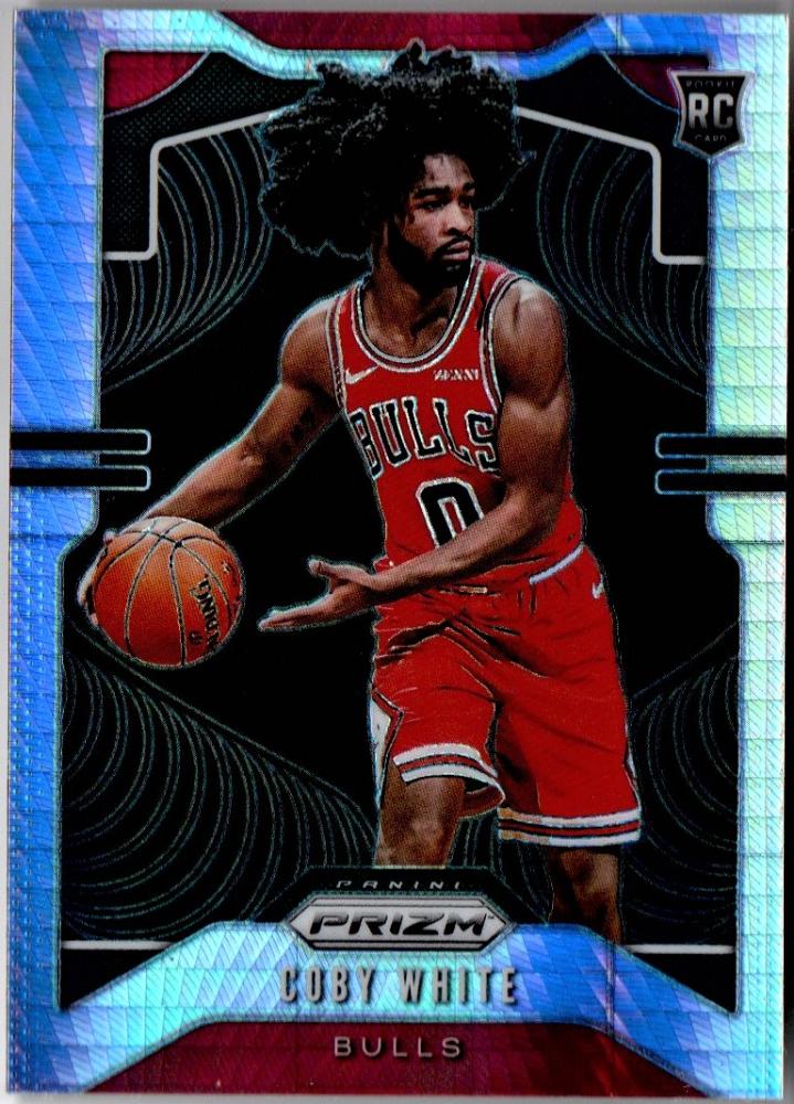 2019-20 PANINI PRIZM Chicago Bulls Coby White #253 Hyper