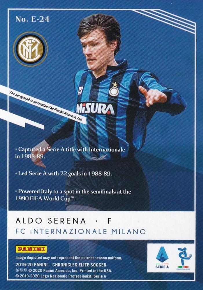 ミントモール Mint 浦和店 19 Panini Chronicles Fc Internazionale Milano Aldo Serena Elite Autographs
