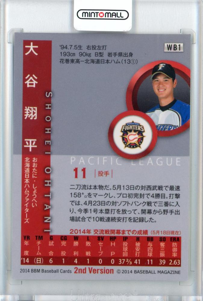 翌日発送可能】 大谷翔平 BBM日本ハム2014 ファンフェスティバル来場者