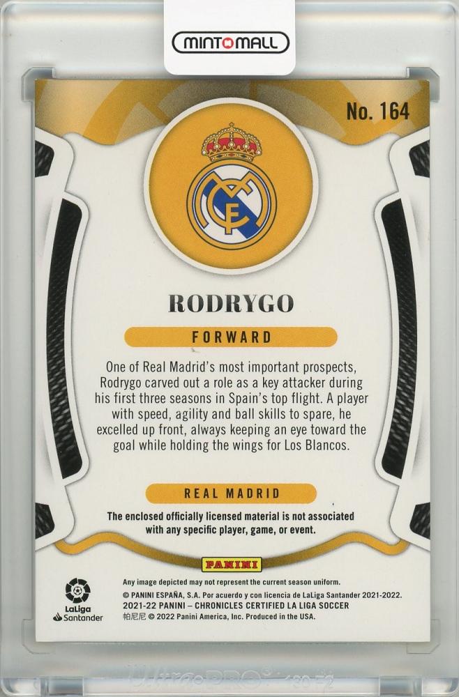 大人気低価2021-22PANINI LA LIGA　RODRYGO　直筆サインカード　ロドリゴ　レアルマドリード その他