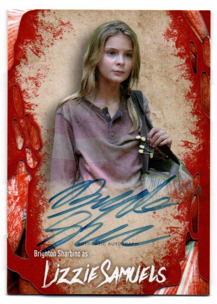 ミントモール Mint 横浜店 16 The Walking Dead Survival Box Autographs Brighton Sharbino As Lizzie Samuels