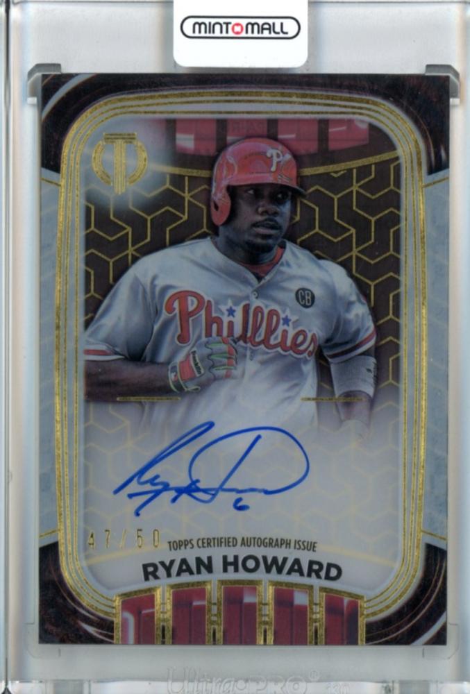 Ryan Howard 2022 Topps Tribute Iconic Perspectives Auto /50 Phillies