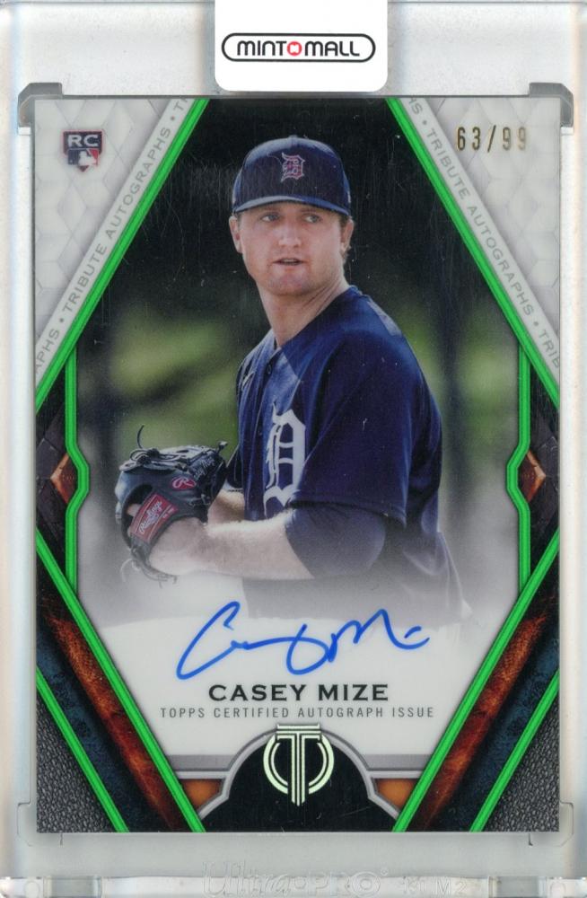 Casey Mize Autographed 10 Grade 2021 Topps Tigers Foundation Rookie Card -  Detroit City Sports