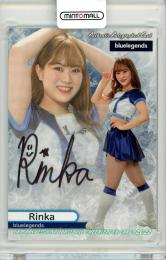 2022 BBM チアリーダー舞 bluelegends Rinka 直筆サインカード 90 