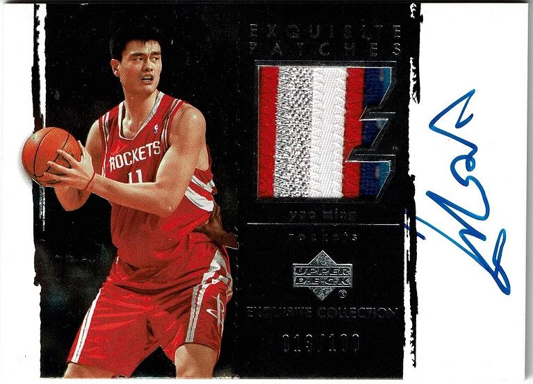 yao ming autograph