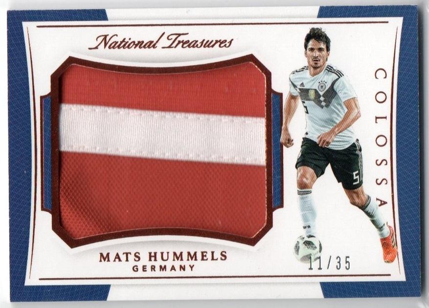 フンメルス 2018 PANINI NATIONAL TREASURES ドイツ COLOSSA BA部分-