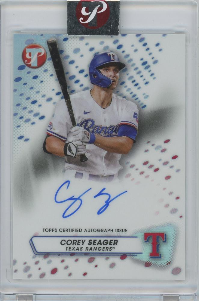 Topps pristine corey seager 直筆サイン auto - その他