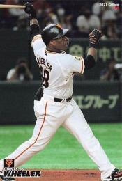 2021 カルビー プロ野球チップス 第3弾 #186 Z.ウィーラー(巨人) レギュラーカード