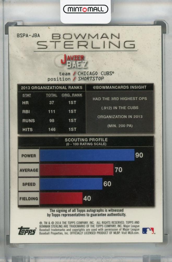 ミントモール / MINT 浦和店 / 2014 Topps Bowman Sterling Chicago