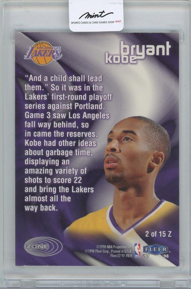 ミントモール / MINT 横浜店 / 1997-98 FLEER Zone #2of15Z / KOBE