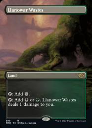 【BRO】【ENG】【Foil】《ラノワールの荒原/Llanowar Wastes》 ボーダーレス版