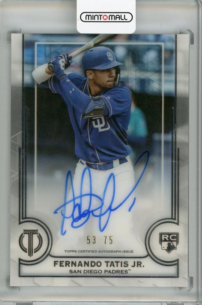 2019 topps tier one Tatis Jr. タティス RC - スポーツ選手