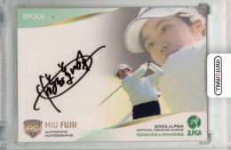 ミントモール / MINT 新宿店 / 2023 EPOCH JLPGA ROOKIES & WINNERS 藤井美羽 直筆サイン カード【091/136】