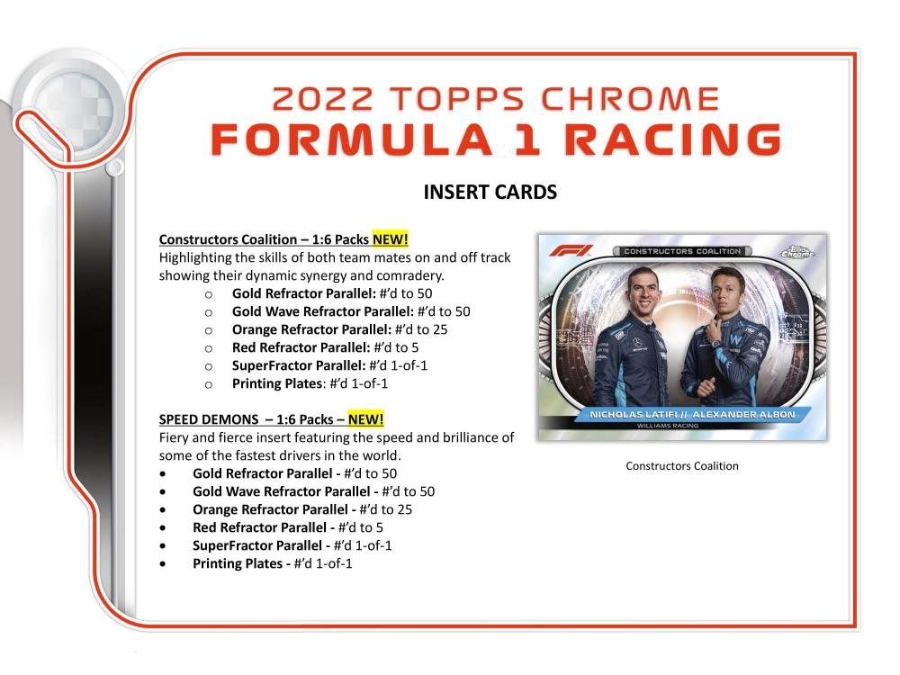 ミントモール / MINT-WEB店 / 2022 TOPPS CHROME FORMULA 1 HOBBY