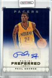 ミントモール / MINT 池袋店 / 2011 Panini Preferred Paul George  Autograph/Blue/#304【13/49】 Indiana Pacers