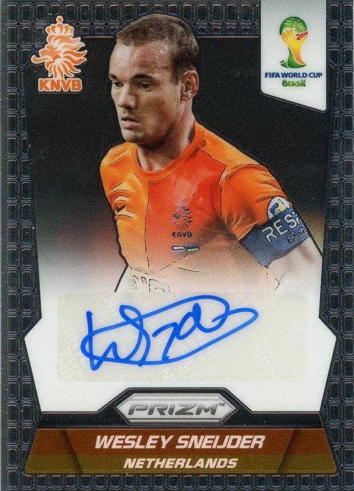 Panini Prizm イングランド代表 ジェラード 直筆サインカード W杯