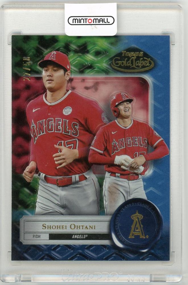 Shohei Ohtani（大谷翔平）【2022 Topps Gold Label】Gold frame Auto 