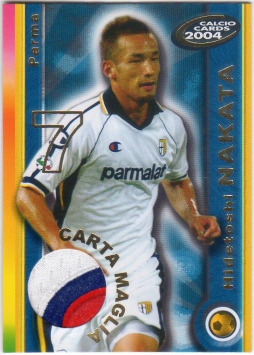 ご購 panini カルチョ2004 中田英寿選手 ジャージカード