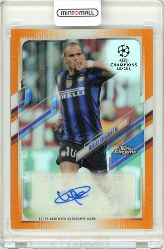 ルーキーTopps Chrome Sneijder スナイデル 直筆サインカード