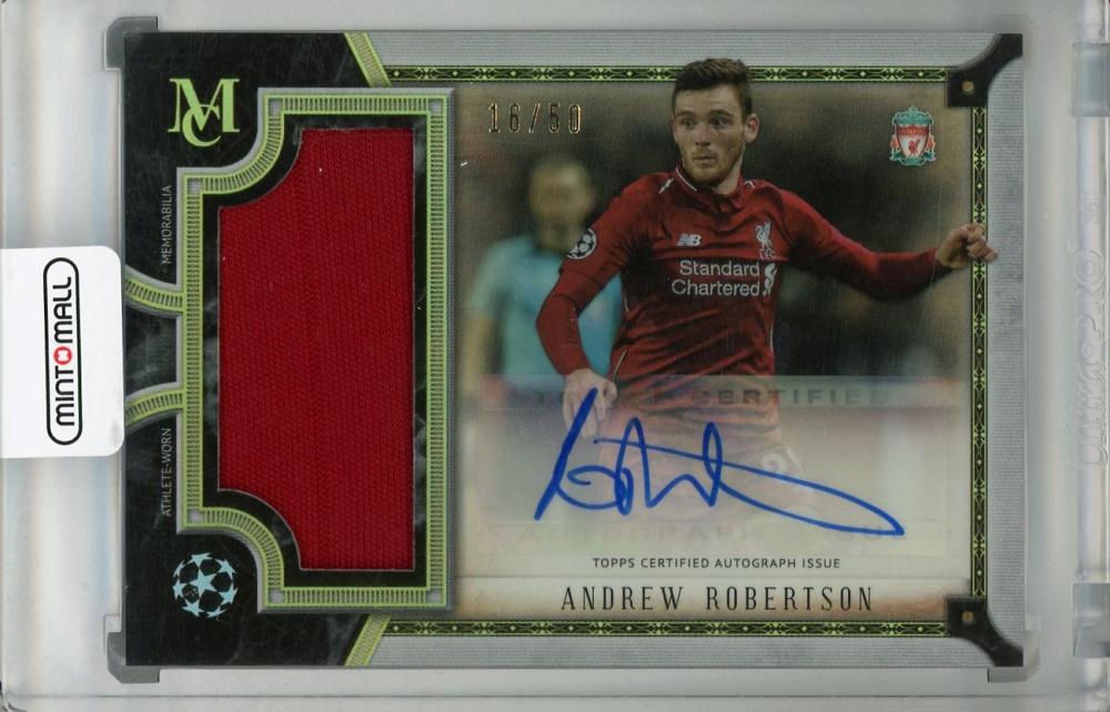 topps Museum Collection Andy Robertson | hartwellspremium.com