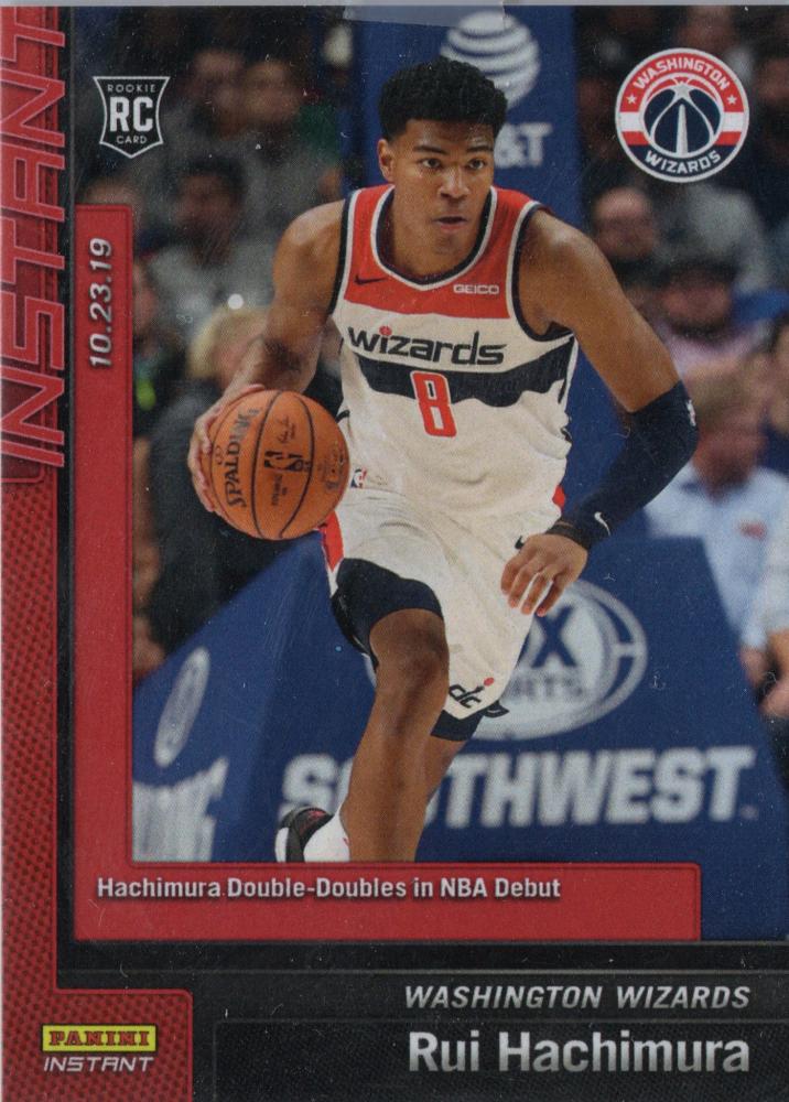 お得得価2019-20 PANINI INSTANT Double-Doubles in NBA Debut Rui Hachimura Washington Wizards その他