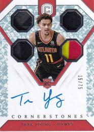 2018-19 Panini Cornerstones Atlanta Hawks Trae Young Rookie