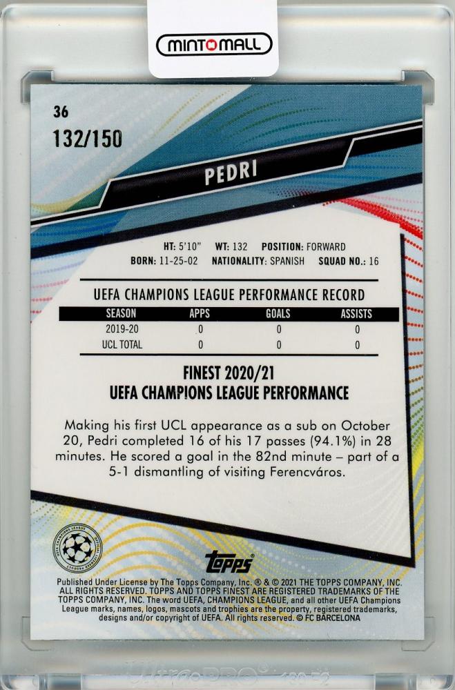 ミントモール / MINT 吉祥寺店 / 2020-21 Topps Finest UEFA Champions ...