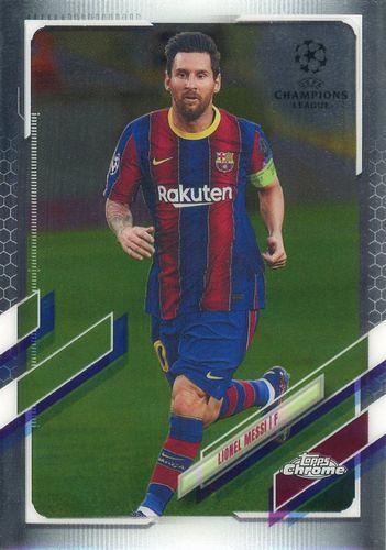 海外サッカー Topps UCL リオネル・メッシ/10 シリアル入りカード-