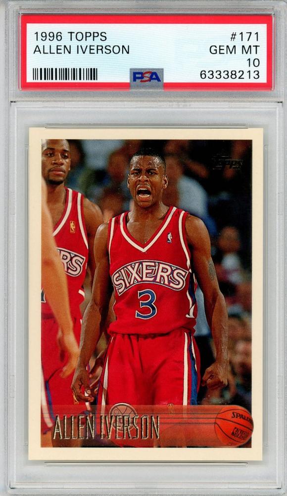 PSA10! アレンアイバーソン NBAカード 1996-97 topps | www.trevires.be