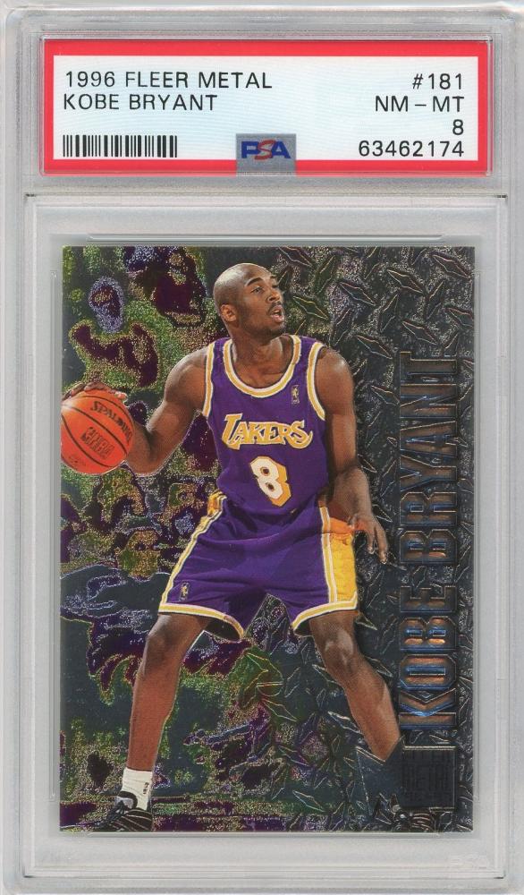 100%新品限定SALEKOBE BRYANT1996-97 Fleer Metal Rookie #181 PSA 10 GEM MINT RC Fleer、Sky Box