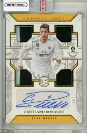 2020-21 Panini Chronicles Juventus Cristiano Ronaldo Prizm Serie A Autographs 19/25 クリスティアーノ・ロナウド 直筆サイン