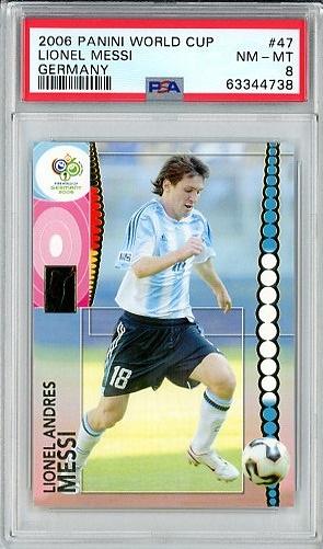 2006 PANINI WORLD CUP Messi PSA8直筆 - その他