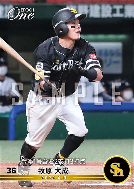 木造 WBC日本代表 牧原大成選手実使用バット NPBバット 木製バット