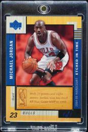 UPPER DECK ◆【NBA Mjx card】Michael Jordan UD MJx 4th Q Highlights card#129　◇検索：マイケル・ジョーダン Q31-Q40 ALL-Star