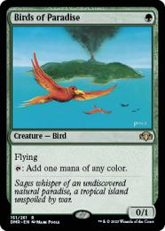 【DMR】【ENG】【Foil】《極楽鳥/Birds of Paradise》