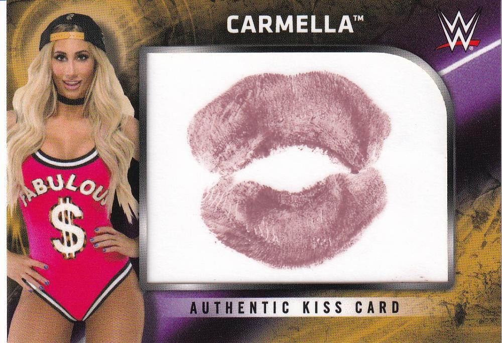 wwe Kiss card カーメラ Carmella-