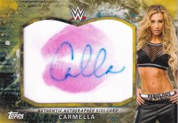 wwe Kiss card カーメラ Carmella - その他