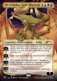 【SLC】【ENG】【Foil】《王神、ニコル・ボーラス/Nicol Bolas, God-Pharaoh》