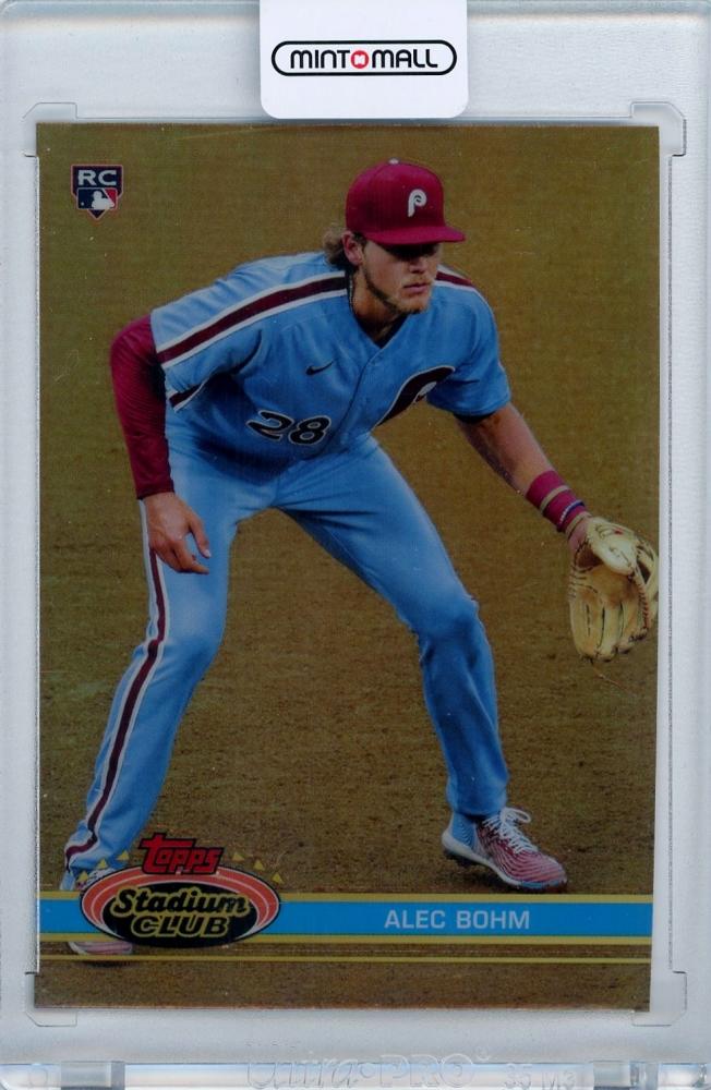 ALEC BOHM 2021 Stadium Club Chrome #112 Rookie Baseball Card RC