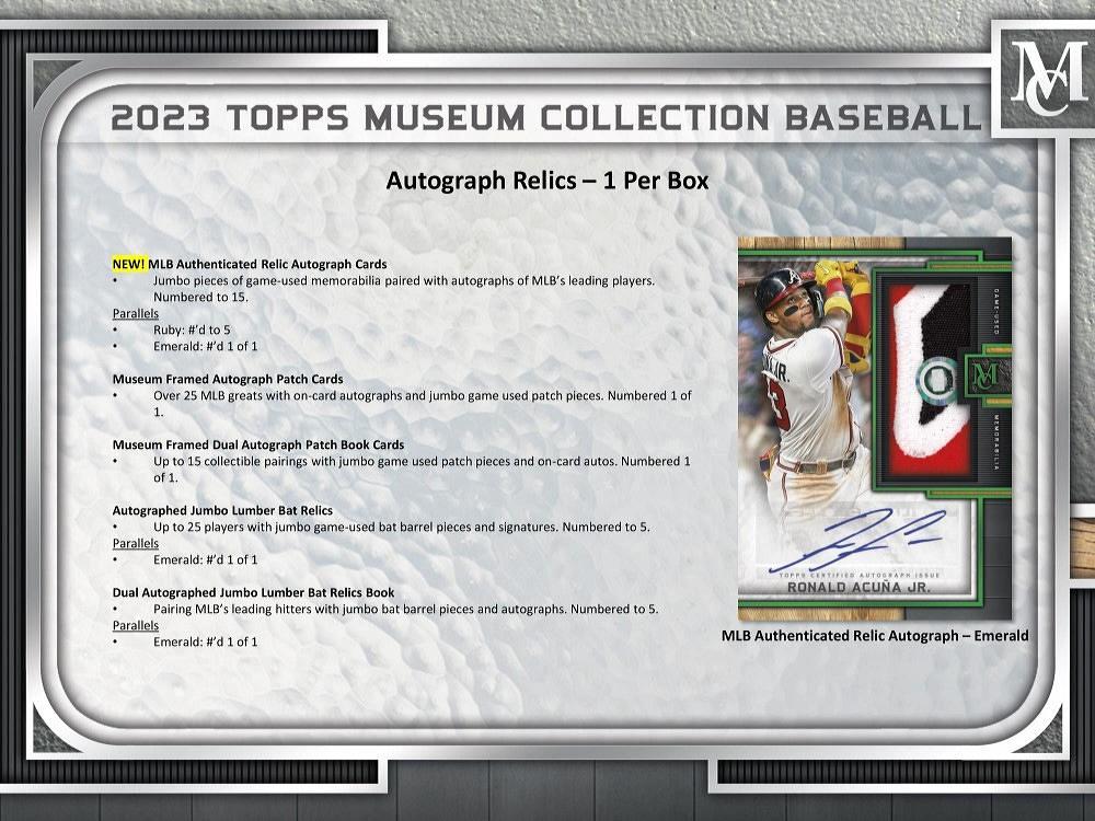 ミントモール / MINT-WEB店 (ボックス通販) / MLB 2023 TOPPS MUSEUM