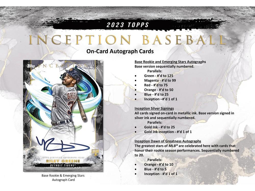 ミントモール / MINT-WEB店 (ボックス通販) / MLB 2023 TOPPS INCEPTION