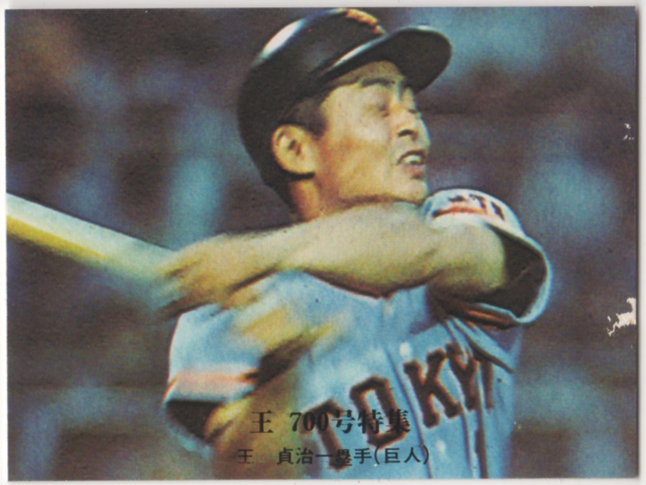 売上実績NO.1 1976年 カルビー株式会社 プロ野球カード 王貞治 日本