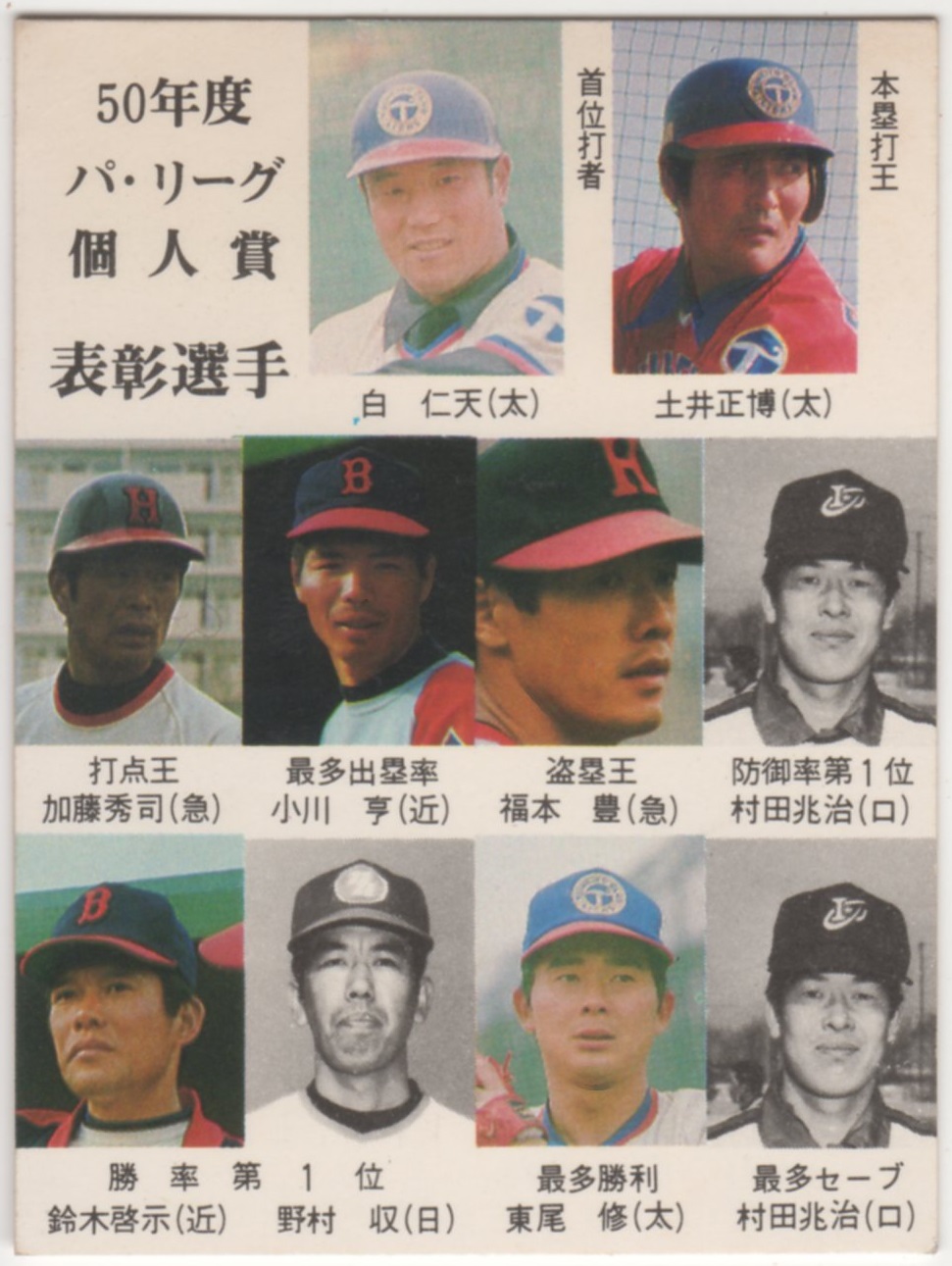 ミントモール / MINT 横浜店 / カルビープロ野球カード1976 NO.404 50